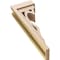 Ekena Millwork 5"W x 10"D x 30"H Thin Sheridan Rough Cedar Woodgrain TimberThane Corbel, Primed Tan CORUR05X10X30SHERCPR - alternate 3